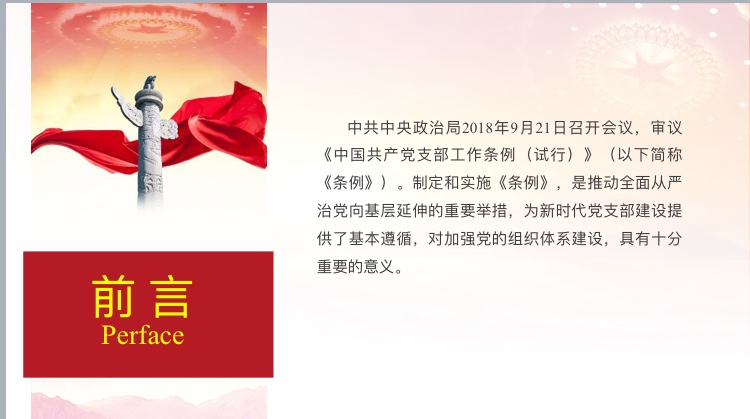 中国共产党支部条例解析